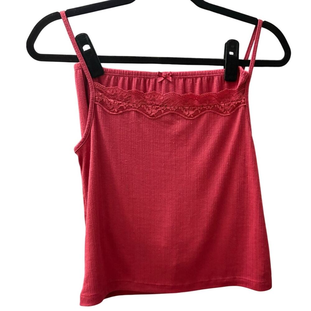 NWOT-XS-Auden Lace Trim Tank & Shorts Pajama Set